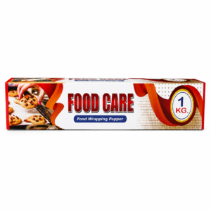 PMP FOODCARE Premium Food Wrapping Paper - 1 Kg Gross Pack - Multipurpose Food Grade Greaseproof Paper Roll for Wrapping Roti, Paratha, Sandwiches, Burgers, and Lunch Packing