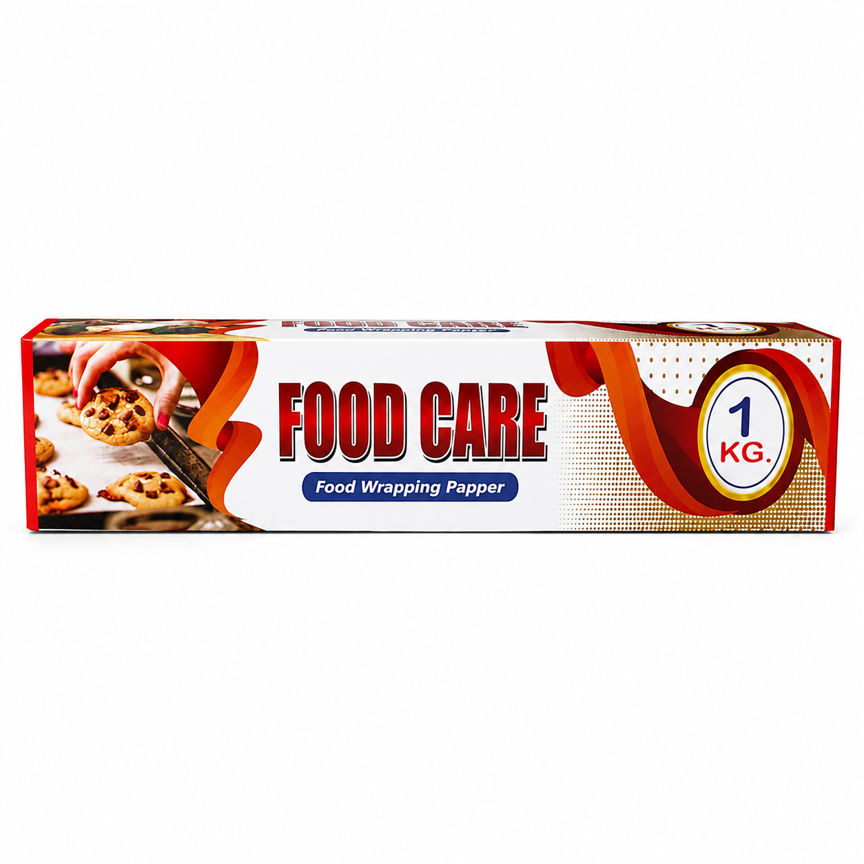 PMP FOODCARE Premium Food Wrapping Paper - 1 Kg Gross Pack - Multipurpose Food Grade Greaseproof Paper Roll for Wrapping Roti, Paratha, Sandwiches, Burgers, and Lunch Packing