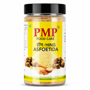 PMP FOODCARE Strong Compounded Hing Powder - 100g Jar - Premium Authentic Asafoetida Powder for Fine Indian Cooking - Aromatic Spice Powder with Natural Digestive Benefits for Perfect Tadka